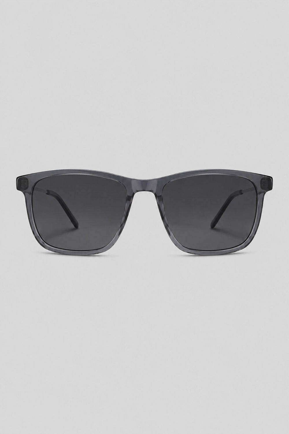 Olivier Marel Murren '50 blue square sunglasses in acetate, front view
