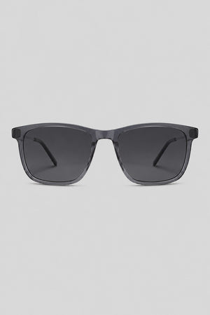 Olivier Marel Murren '50 blue square sunglasses in acetate, front view