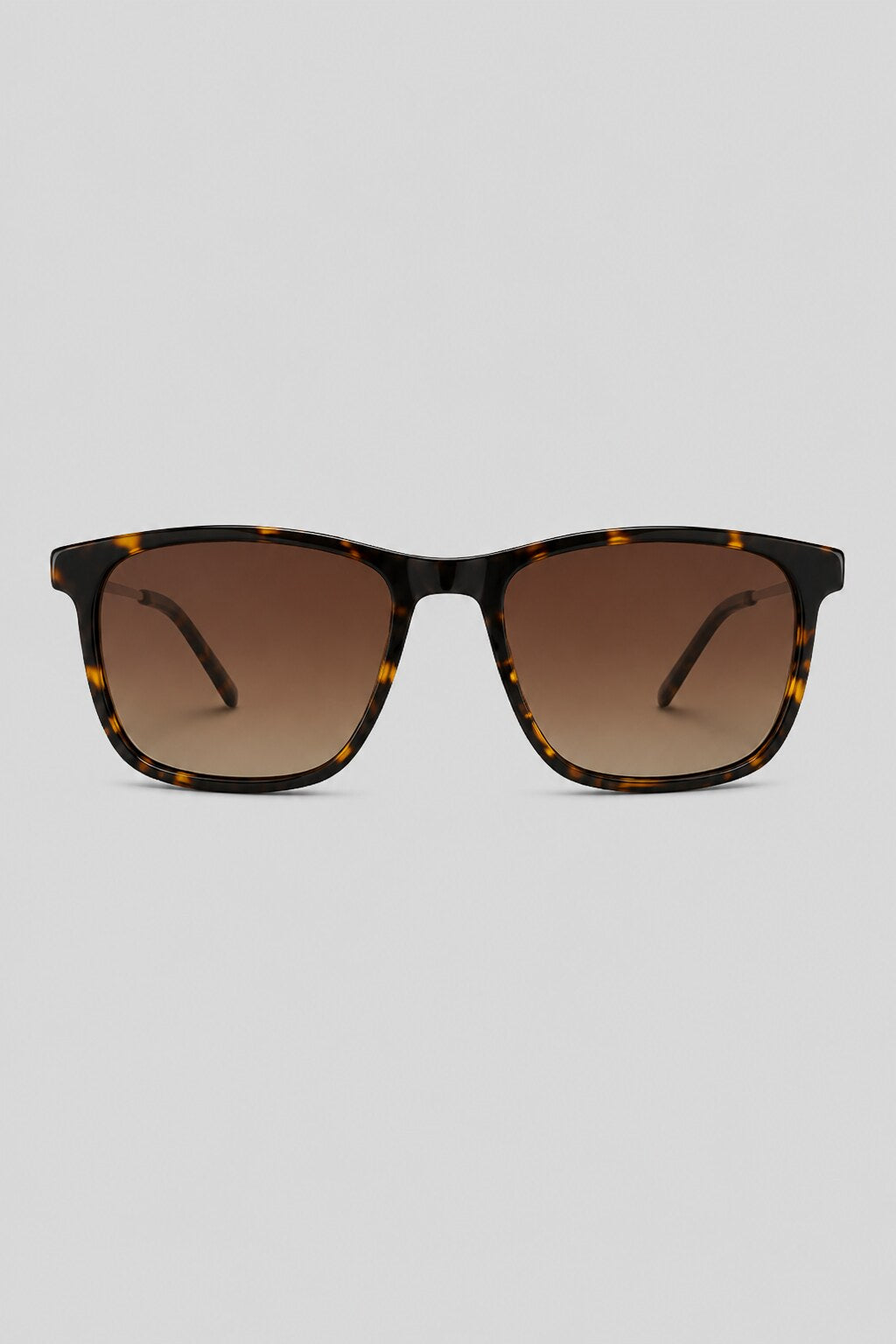 Olivier Marel Murren '50 tortoiseshell square sunglasses in acetate, front view