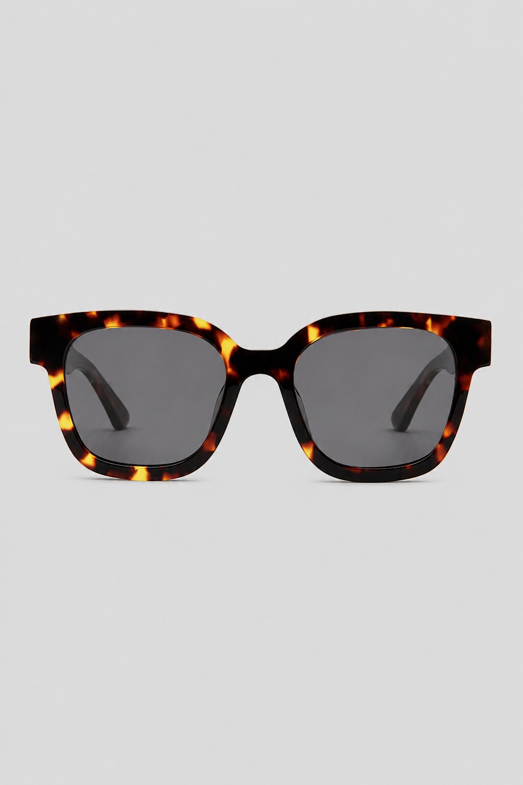 Olivier Marel Naxos '46 tortoiseshell polarized square sunglasses in acetate, front view