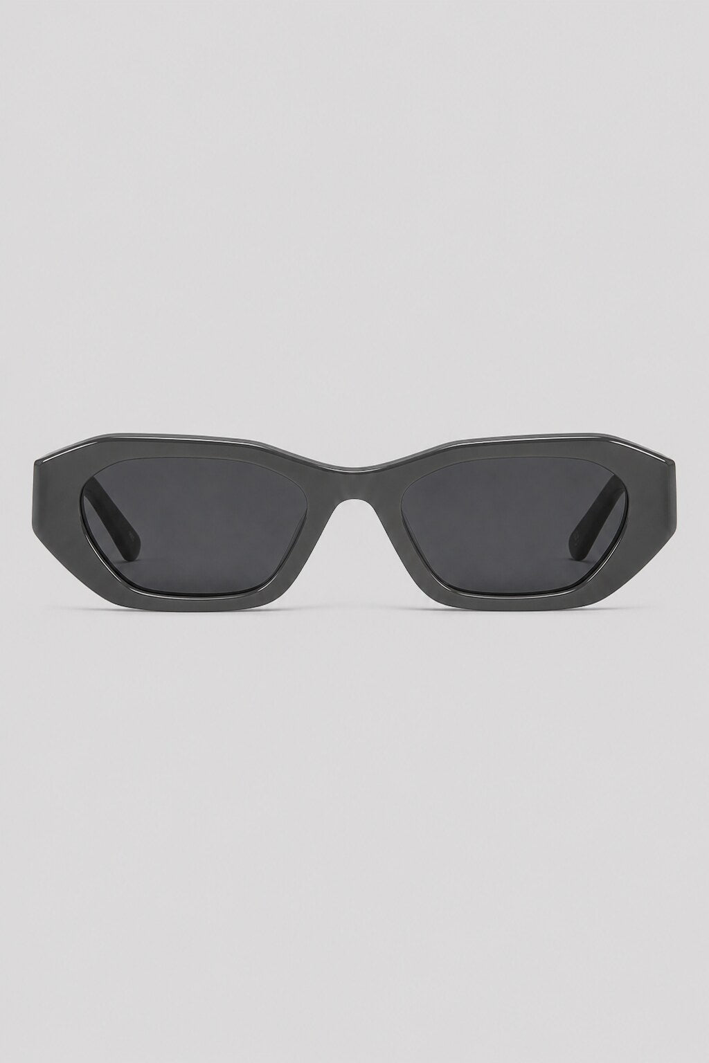 Olivier Marel Paros '92 gray polarized cat-eye sunglasses in acetate, front view