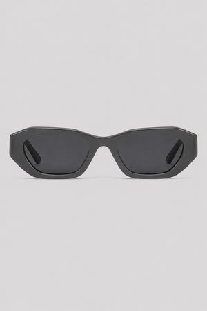 Olivier Marel Paros '92 gray polarized cat-eye sunglasses in acetate, front view