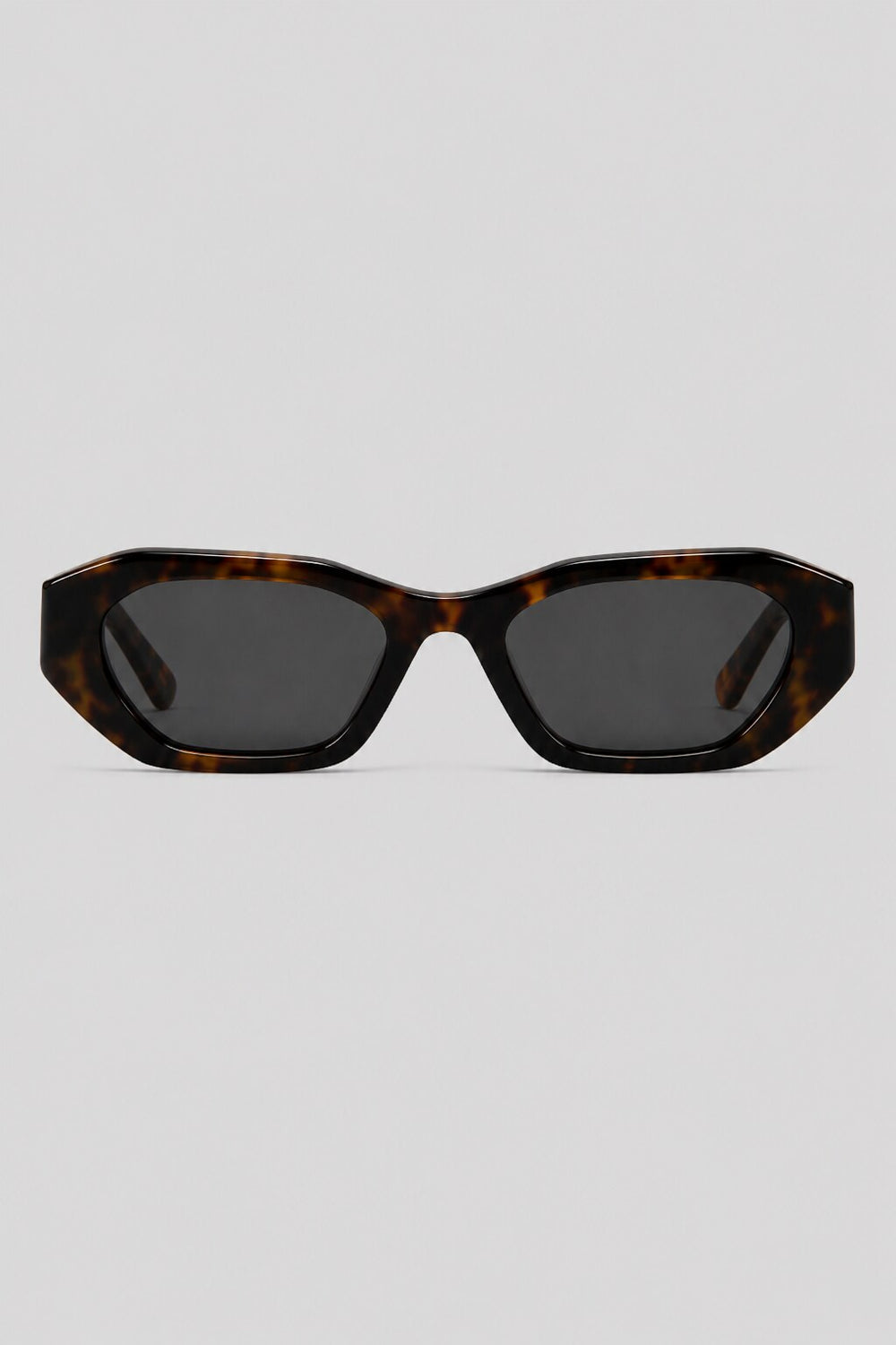 Olivier Marel Paros '92 tortoiseshell polarized cat-eye sunglasses in acetate, front view