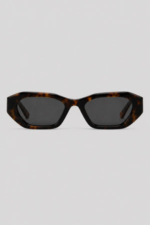 Olivier Marel Paros '92 tortoiseshell polarized cat-eye sunglasses in acetate, front view