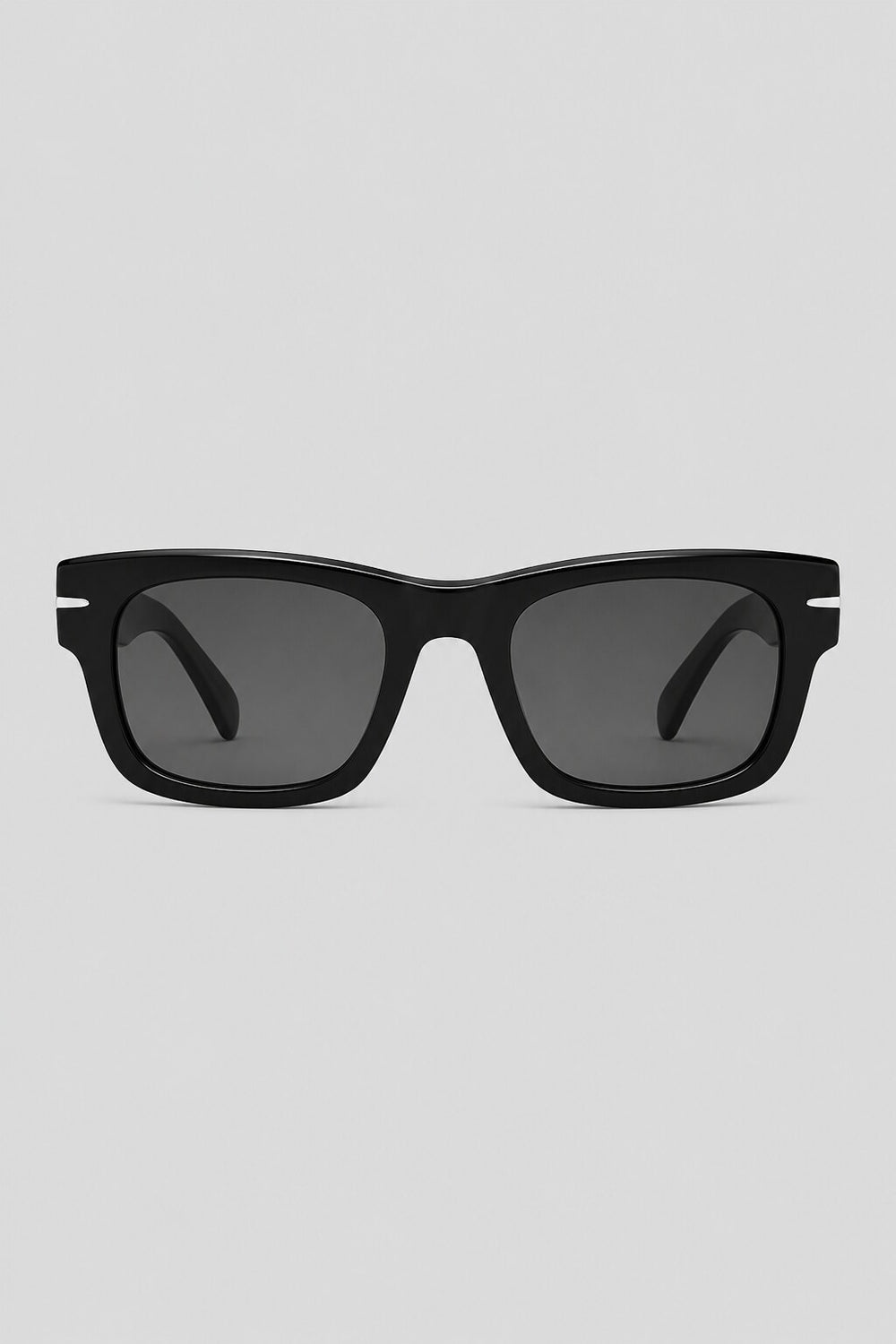 Olivier Marel Porto '41 black square sunglasses, side profile, unisex fit