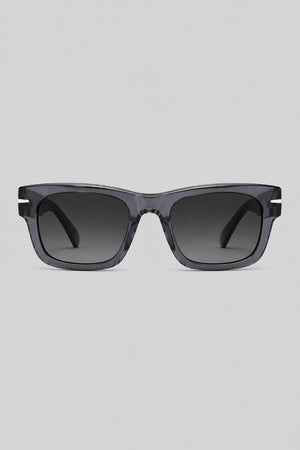 Olivier Marel Porto '41 gray square sunglasses in acetate, front view