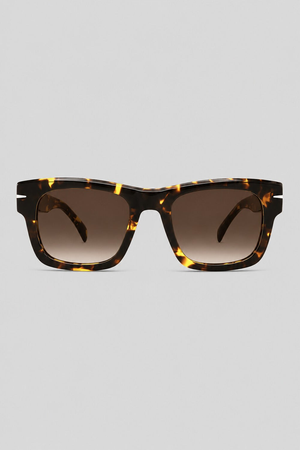 Olivier Marel Porto '41 tortoiseshell square sunglasses in acetate, front view