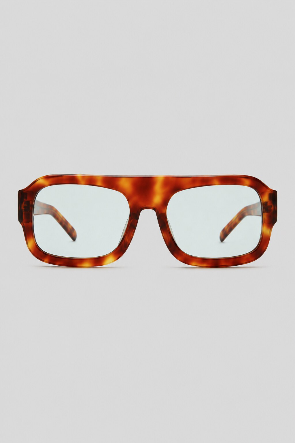 Olivier Marel Rhodes '10 blue tortoise square sunglasses in acetate, front view