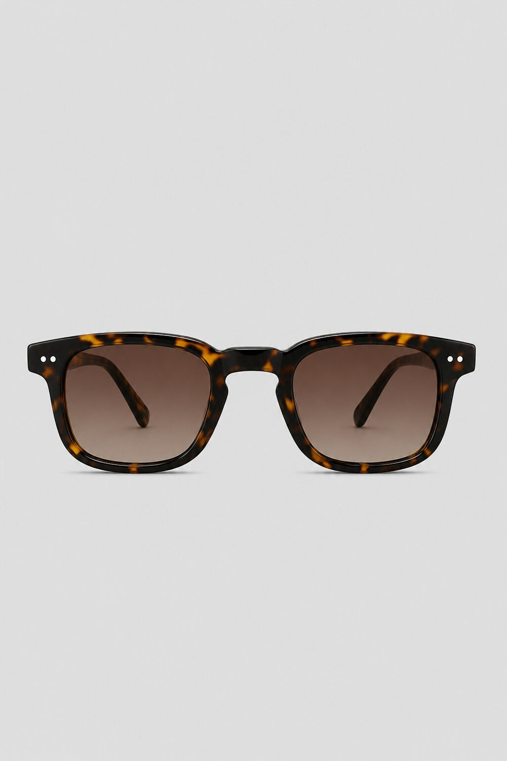 Olivier Marel Santorini '35 tortoiseshell square sunglasses in acetate, front view
