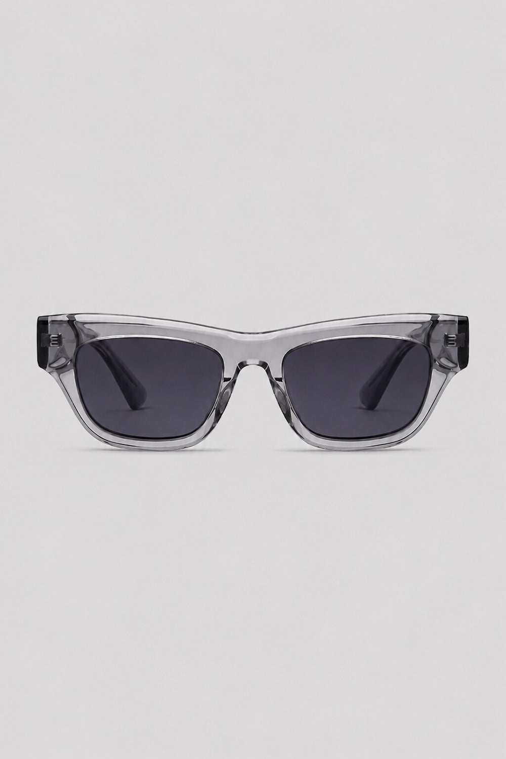 Olivier Marel Seefeld '64 gray polarized square sunglasses, side profile, men's fit