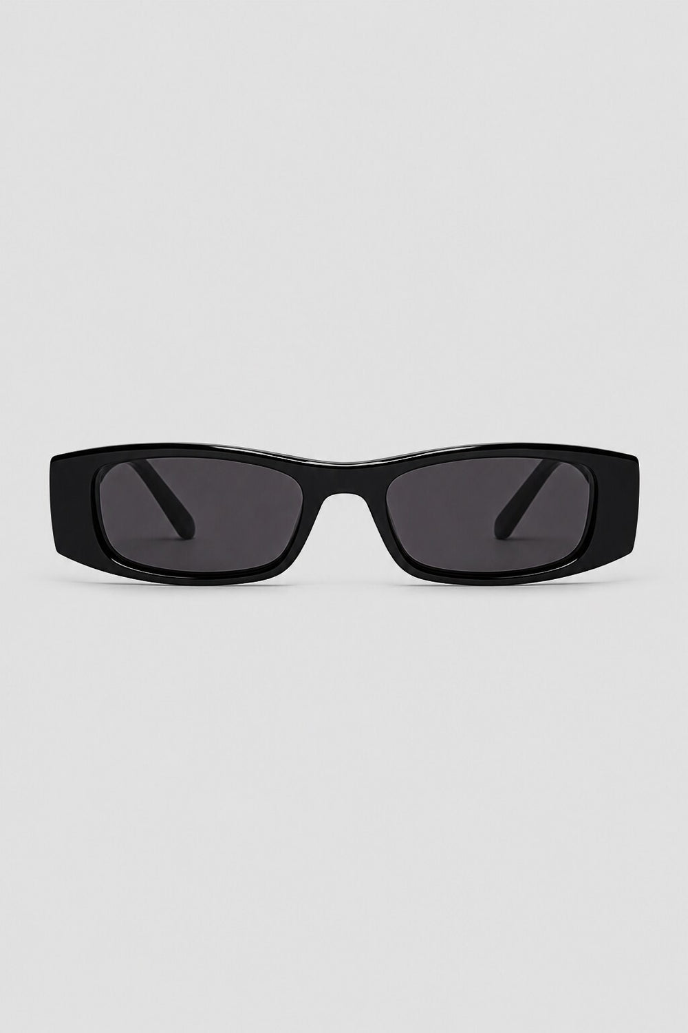 Olivier Marel Stresa '61 tortoiseshell polarized rectangle sunglasses, side profile, unisex fit
