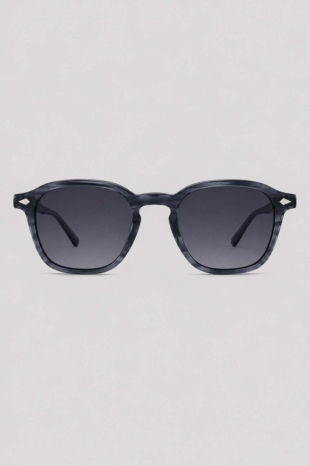 Olivier Marel Taormina '99 blue round sunglasses in acetate, front view