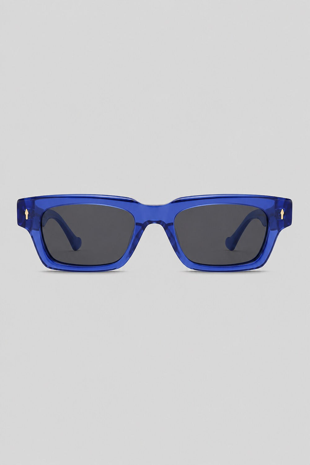 Olivier Marel Tarifa '85 blue rectangle sunglasses in acetate, front view