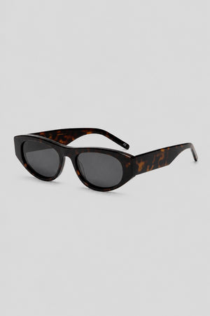 Olivier Marel Tignes '28 tortoiseshell polarized oval sunglasses in acetate, front view