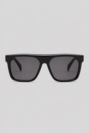 Olivier Marel Toulon '62 black square sunglasses in acetate, front view