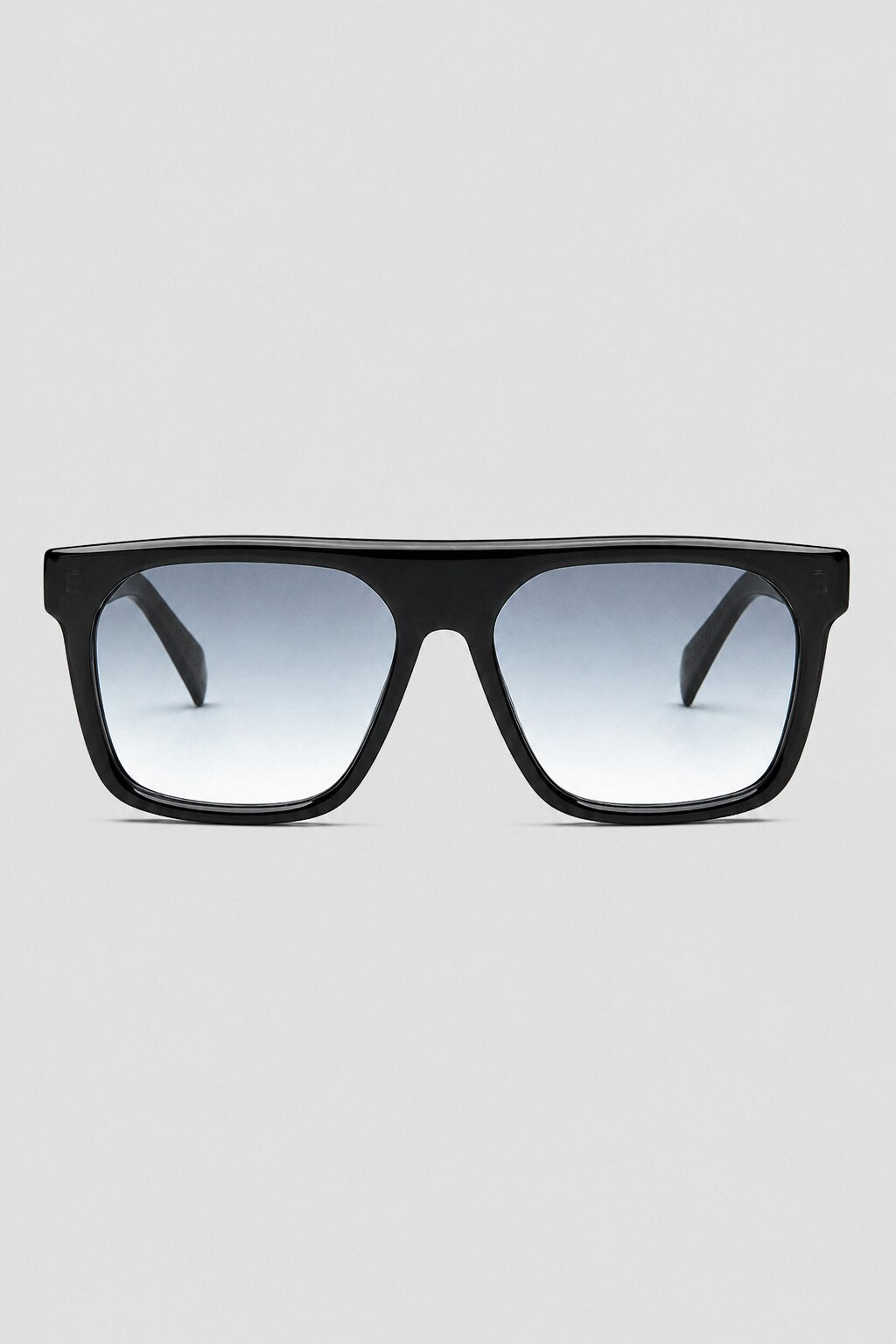 Olivier Marel Toulon '62 blue square sunglasses in acetate, front view