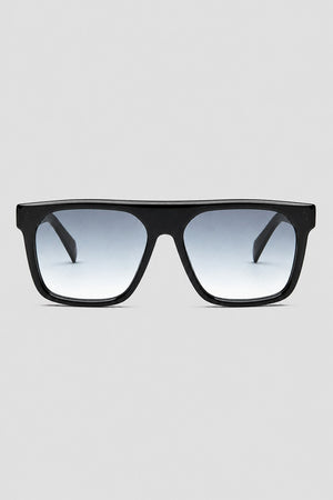 Olivier Marel Toulon '62 blue square sunglasses in acetate, front view
