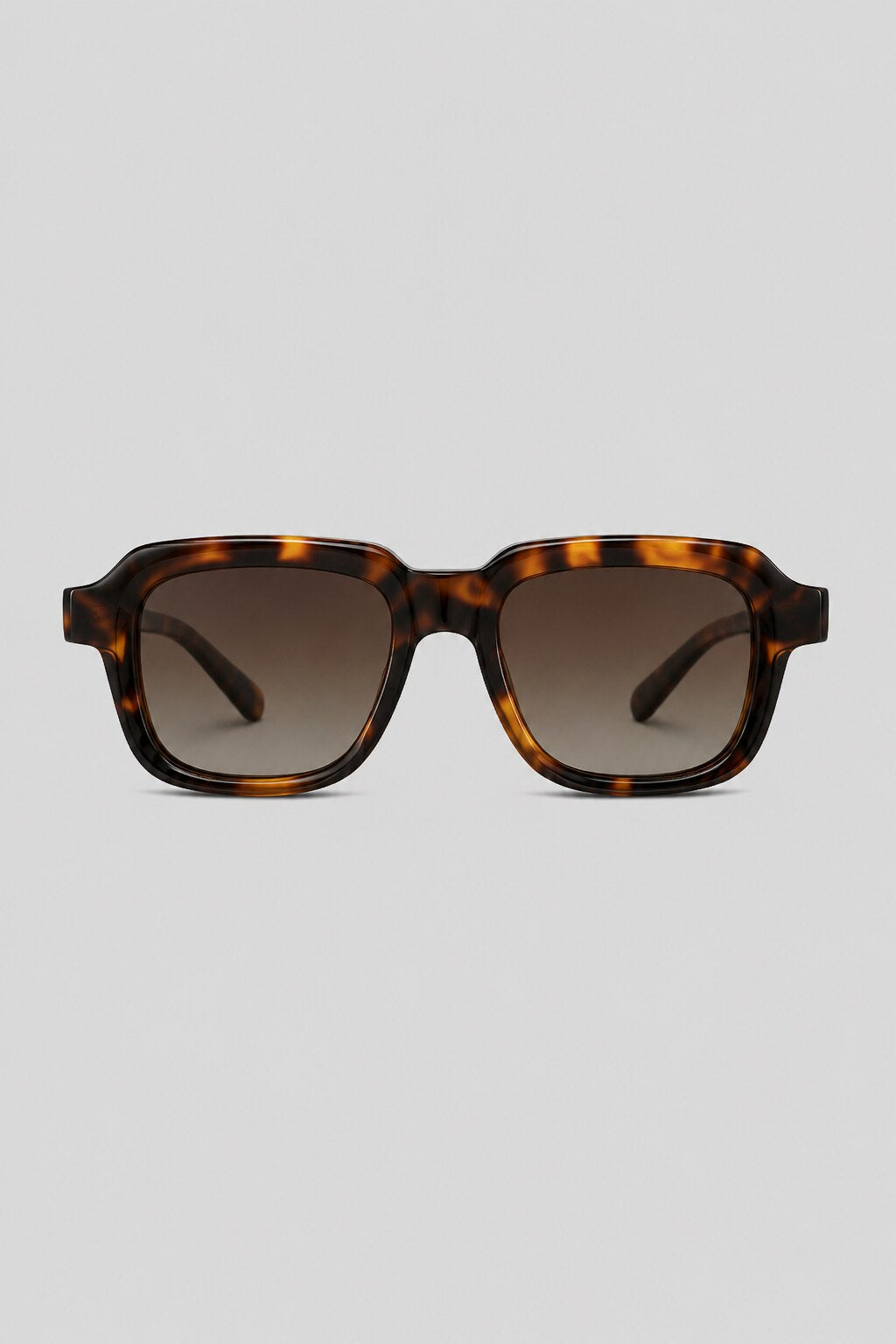 Olivier Marel Verona '01 tortoiseshell square sunglasses in acetate, front view