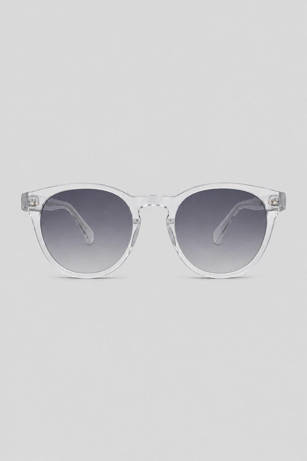 Olivier Marel Wengen '71 clear round sunglasses in acetate, front view