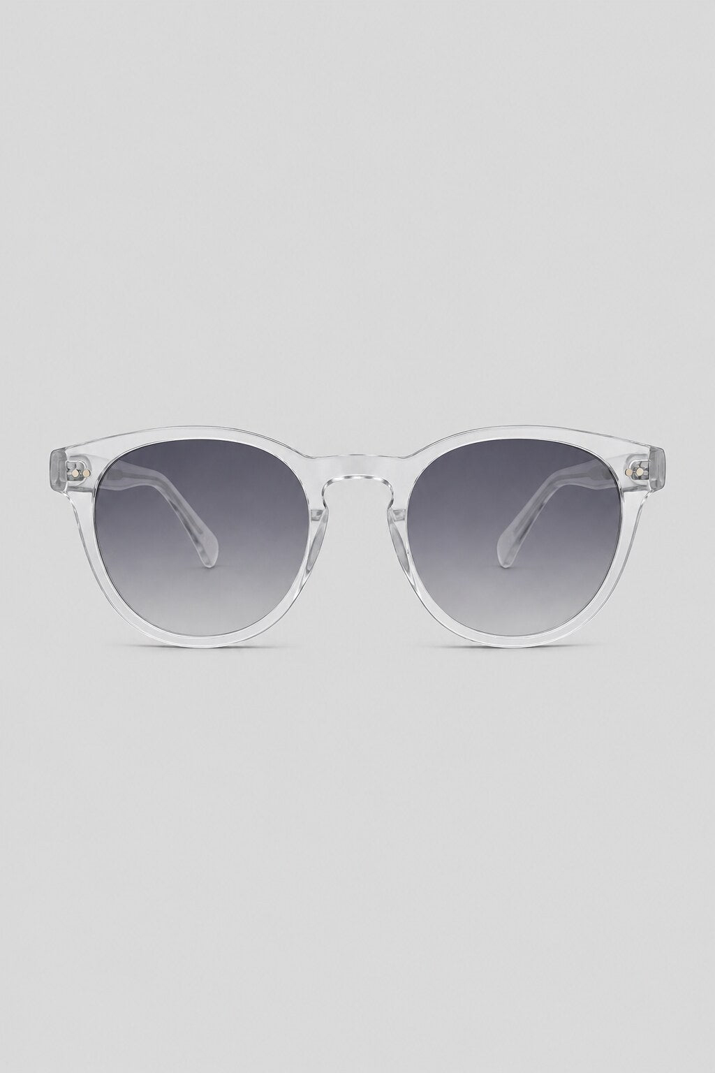 Olivier Marel Wengen '71 clear round sunglasses in acetate, front view