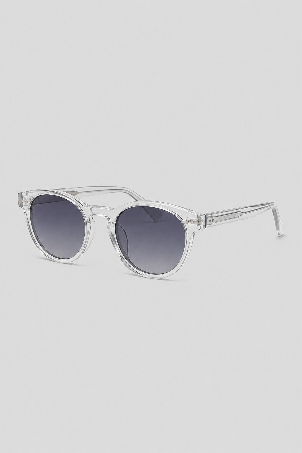 Olivier Marel Wengen '71 clear round sunglasses, side profile, unisex fit
